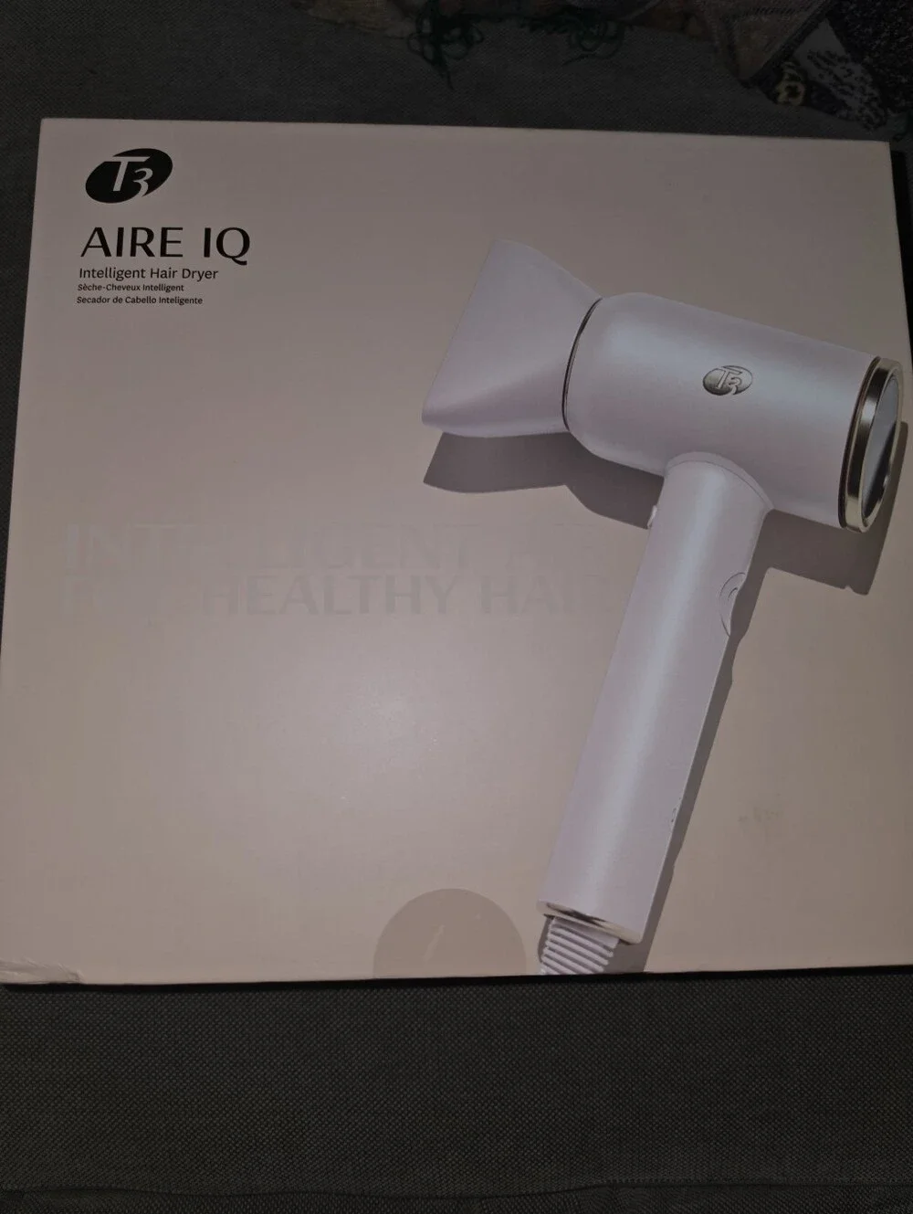 T3 FIRE! NIB! The Aire IQ Intelligent Hair Dryer in Satin Blush. R2S!